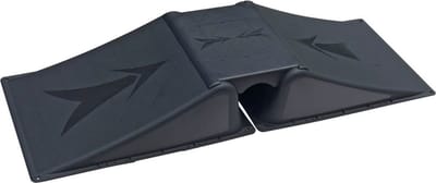 Megaform Multiramp - skate bike en step - zwart PVC - Hoogte 16cm