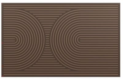 MD Entree - Deurmat - Ribmat - Curves - Archy - Taupe - 80 x 120 cm - 100% PET