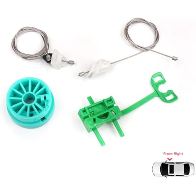 BWR5282 Raammechanisme Reparatieset Voorkant Rechts Deur voor Fiat Punto MK2 188 188AX 1999-2005 3/5 Deurs 0046536311