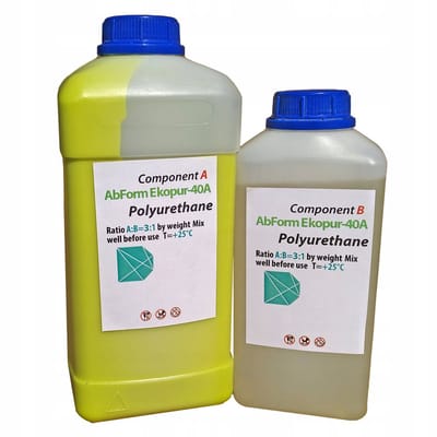 Ekopur AbForm - Flexibele Polyurethaan Vorm - Limonkekleurig - Shore Hardheid 40A - 4kg