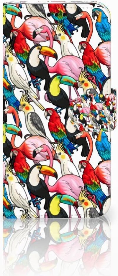 Samsung Galaxy J5 2017 Telefoonhoesje met Pasjes Birds