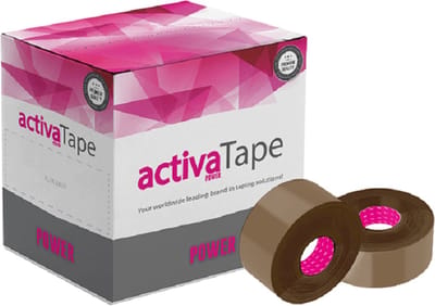 Activa 6 rollen (150m) verpakkingstape Tape Power - 32 my - Havana