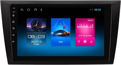 Autoradio met bluetooth - Carplay - Voor VW Volkswagen Golf 6 (2008-2016) - Geschikt voor Apple en Android - Stereo - Navigatie - Navigatiesysteem auto - 1GB 16GB