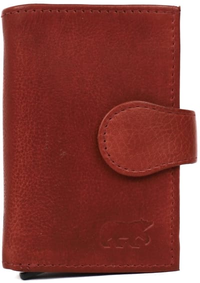 Bear Design Evie CP6813 Pasjeshouder (met muntgeld klepvakje) - Red