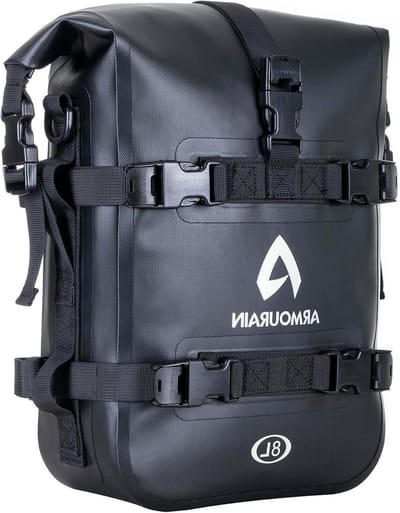 Motorfiets Zijtas - Valbeugel Tas - Motor Bagage - Volledig Waterdicht - 8 Liter - Zwart