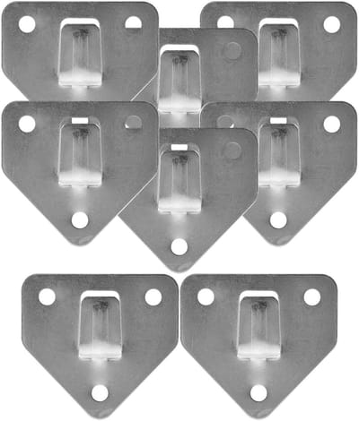 Brandblusser Beugel - Muurhaak Houder - Veiligheid Thuis - Ruimtebesparend Ontwerp - 6.20X6.20X0.80CM - Zilver