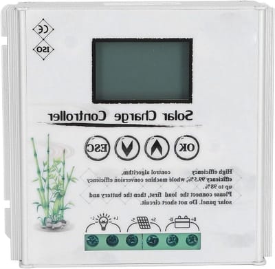 Solar Laadregelaar - MPPT Controller - Energie Beheer - Dubbele USB - 20A 24V/48V - Zilver