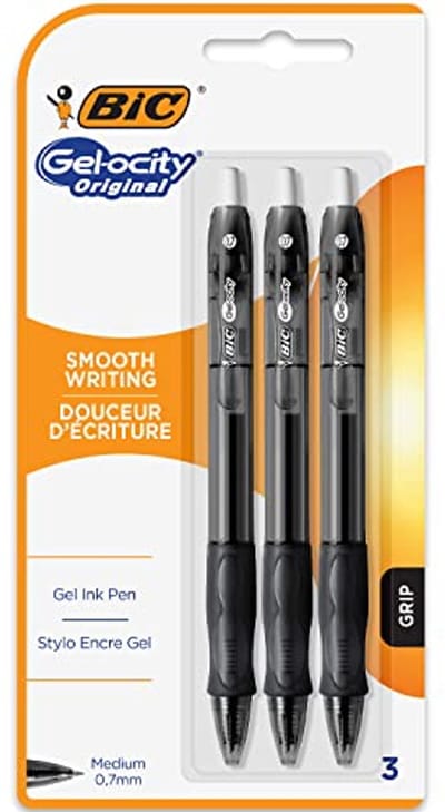 Gel-ocity ST Original Gel Ink Rollerball Pennen - Medium 0.7mm - Verpakking van 3 - Zwarte Inkt