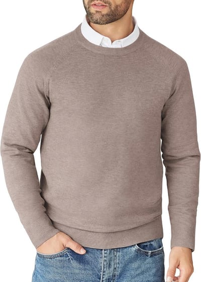 Heren Trui met Ronde Hals - Gebreide Wintertrui voor Casual en Zakelijk Gebruik