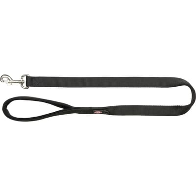 Trixie Premium leash L-XL: 1.00 m/25 mm black