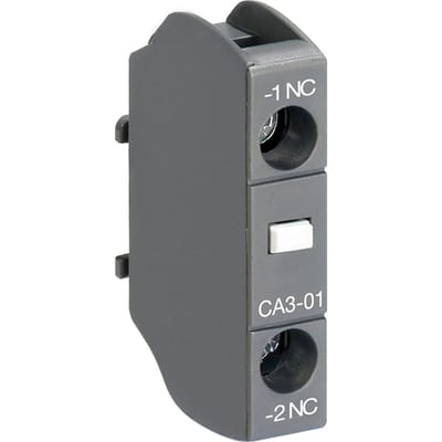 ABB Enkelpolige Hulpkontaktblok 1NC Voor AS ASL - 1SBN011010T1001 [10 Stuks]