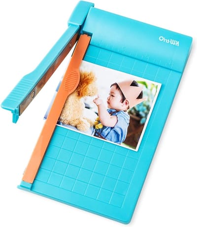 Papiertrimmer Guillotine - Papier Snijder - Hobby Papier Snijden - Precisie Snijkop - 160 mm Snijlengte - Wit