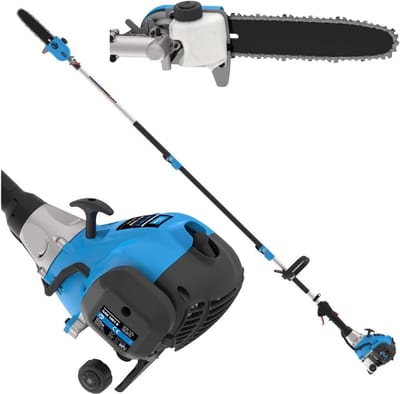 Telescopische Kettingzaag - Takken Snoeier - Boom Verzorging - Tot 5 Meter Bereik - 240 mm Zaagblad - Zwart