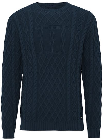Tresanti DEVON Cable sweater with roman III Navy (TRKWIE107 - 803)