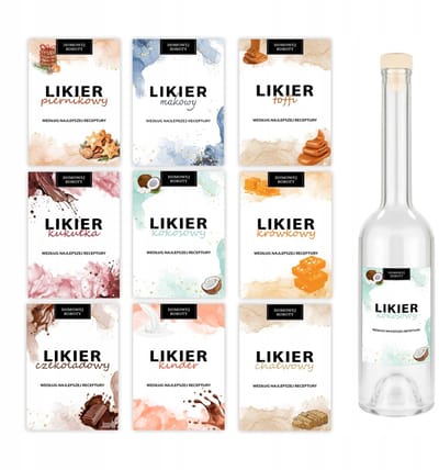 Bimberek - Etykettenset - Likier Domowej Roboty - 10 stuks