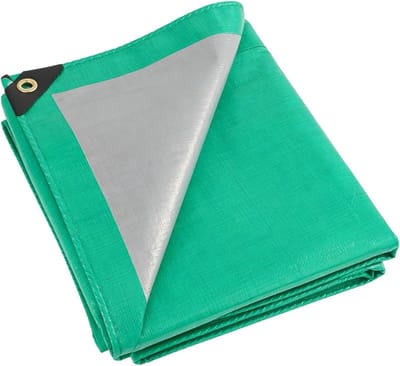 Dekzeil Waterdicht - Beschermhoes Zeil - Buiten Beschermen - Scheurvast Dubbelzijdig Gecoat - 400 x 800 cm - Groen