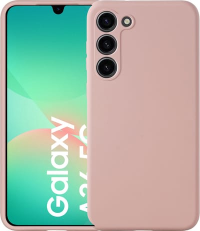 Hoesje geschikt voor Samsung Galaxy A26 hoesje zacht siliconen- Arara backcover - Licht Roze