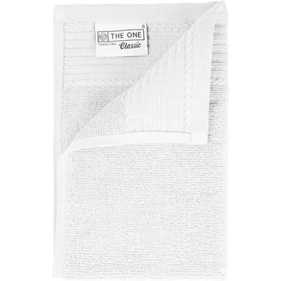 The One Towelling Classic Gastendoek - 30 x 50 cm - Kleine handdoek - Hoge vochtopname - 100% Gekamd katoen - Wit