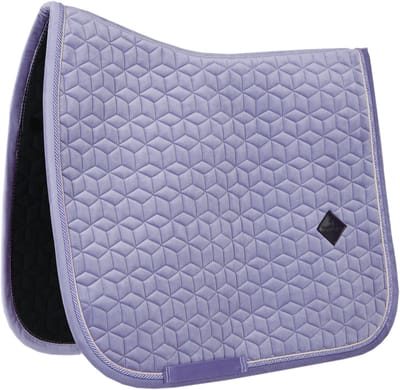 Kentucky Horsewear - Zadeldek - Velvet - Paars - Zadeldek Dressuur