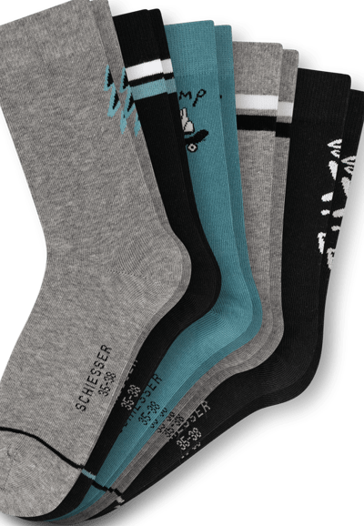 Jongenssokken, set van 5, meerkleurig - Legwear Teens 35/38