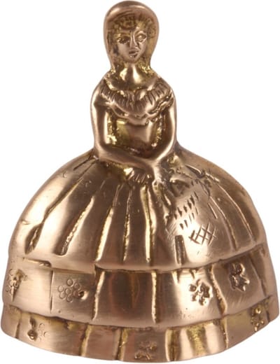 Baroque - Decoratief beeld of figuur - Kantoor bel koper 9 cm - 9x7x5 - Brass