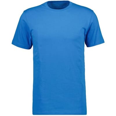 Ragman T-Shirt Uni Round Neck Single Jersey Azur / male