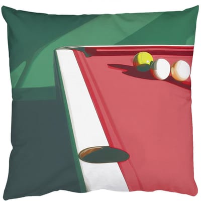 Sierkussens - Kussentjes Woonkamer - 50x50 cm - Biljarttafel - Ballen - Rood - Schaduw