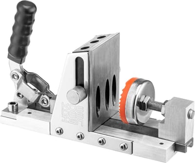 Kos Design Boormal - Pocket Hole Jig - Pocket Hole Schroeven - Pocket Boormal - Pocket boring mal - Schuin Boren - Hout Blind Verbinden - Metaal Ontwerp - Onzichtbare Verbinding