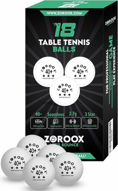 Hoogwaardige 3-sterren tafeltennisballen - 9 of 18 stuks - oranje of wit - 40+ ABS wedstrijdklasse
