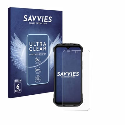 Savvies - Screenprotector voor Doogee S110 - Folie Beschermfolie transparant 6 Stuks