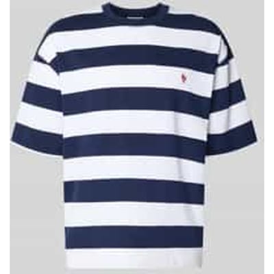 T-shirt met Labelstitching en Ronde hals