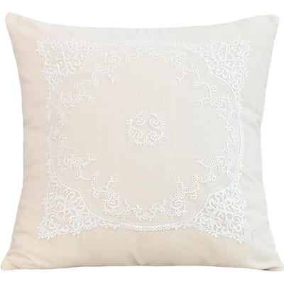 NU KOPEN Effen Kanten Kussensloop Franse Luxe Paleisstijl Woonkamer Bank Kussenhoes Huis Slaapkamer Decor cojines para sala 30x50cm