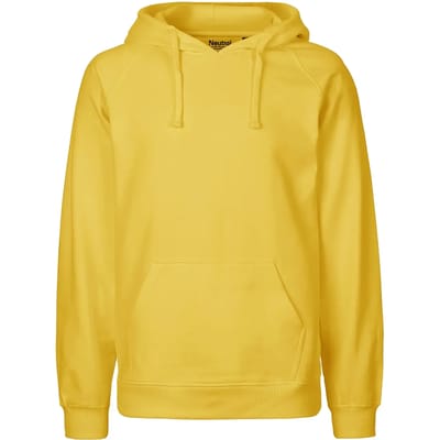 Neutral - Hoodie - Geel - 100% Biologisch Katoen - S