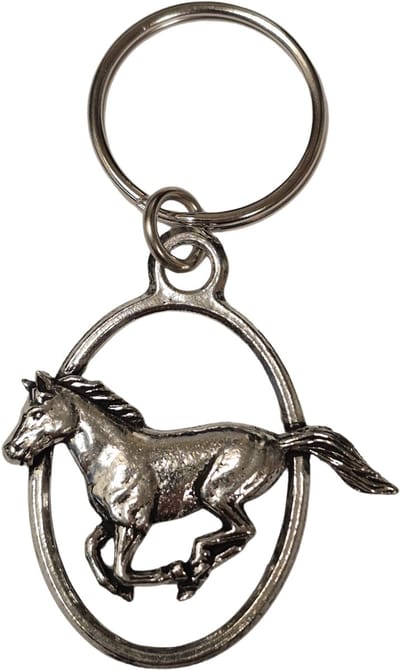 Sleutelhanger Galopperend Paard Manen Paarden Cadeau Keyring Cadeau Paardenmeisje Sleutelhangers