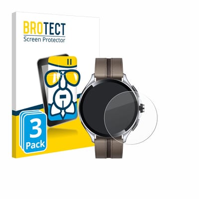 Screenprotector 3 Stuks voor Xiaomi Watch 2 Pro Beschermglas transparant