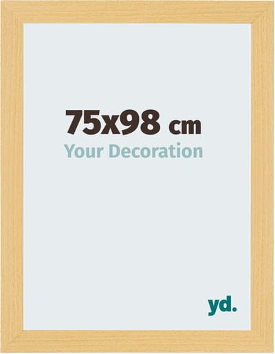Your Decoration - Fotolijst 75x98 cm - MDF - Beuken Decor - Mura