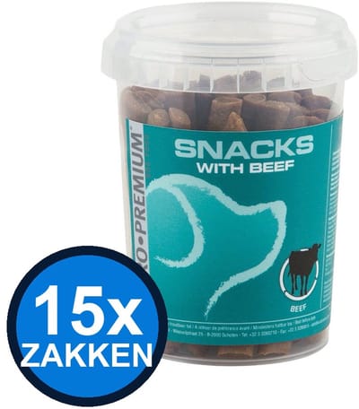 15x Euro-Premium - Snack Rund - Hondenvoer Snacks - 300 g