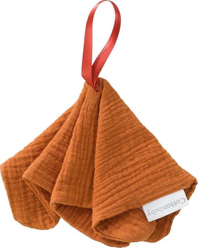 Cottonbaby speendoekje - Cottonsoft - roest