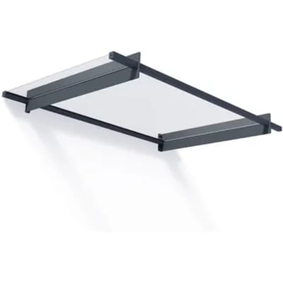 Palram | Canopia - Veranda- En Deurluifel Nancy - Helder - Donkergrijs - 94x150cm
