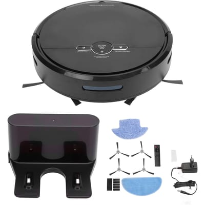 Robotstofzuiger 3 in 1 Nat en Droog Automatische Smart Home Robotstofzuiger black