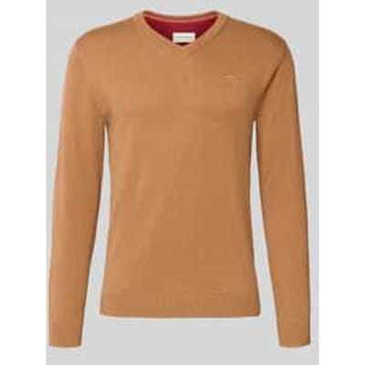 Regular fit gebreide pullover van zuiver katoen