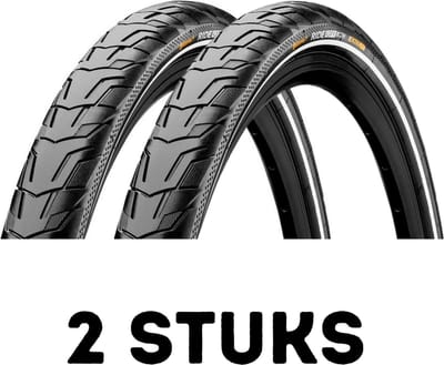 Fietsband - Buitenband - Set van 2 - Ride City 28 x 1.75 (47-622) zwart