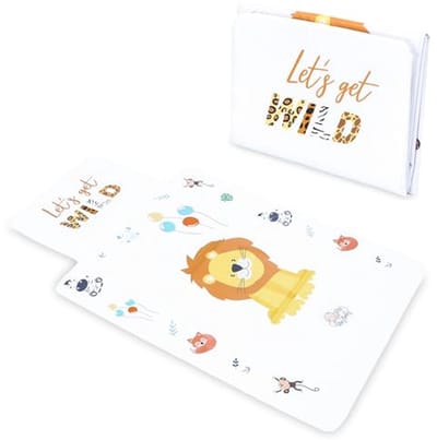 Opvouwbaar Waterdicht Aankleedmatje 77x44 cm voor Baby's – Ideaal voor Luiertas en Reizen
