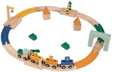 Trixie Wooden railway set