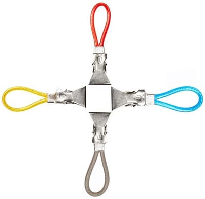 Allecto - Handdoek Klemmen - Metalen Towel Holder Clips - Ideaal voor