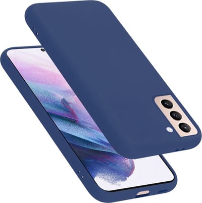 Cadorabo Hoesje geschikt voor Samsung Galaxy S22 PLUS in LIQUID BLAUW - Beschermhoes gemaakt van flexibel TPU silicone Case Cover