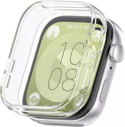Strap-it TPU case / beschermhoesje - geschikt voor Huawei Watch Fit 3 (transparant)