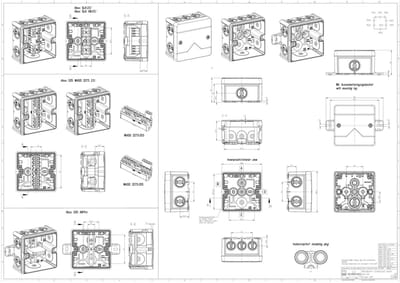 Spelsberg Abox 025-2,5² Aftakkast (l x b x h) 87 x 87 x 52 mm Grijs IP66 1 stuk(s)