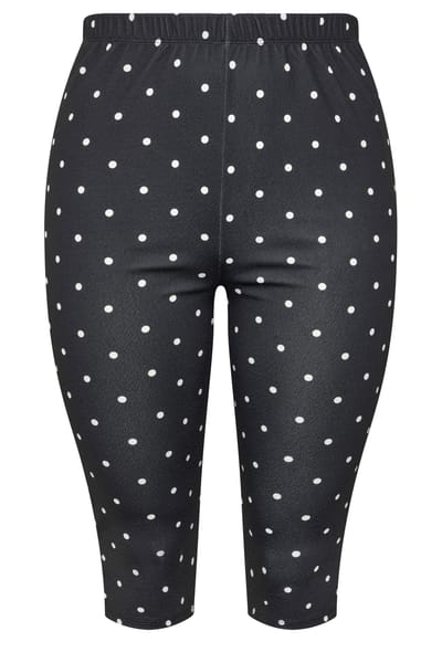Limited Collection Zwarte Capri Met Stippen En Split Size 38
