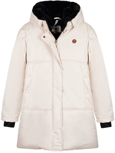 NoBell' - Belvine Long Jacket with hood - Beige - Maat 122-128